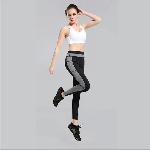 Leggings Fitness Quick Dry Yoga Pants Women's Running Elastic Trousers Sportswear |