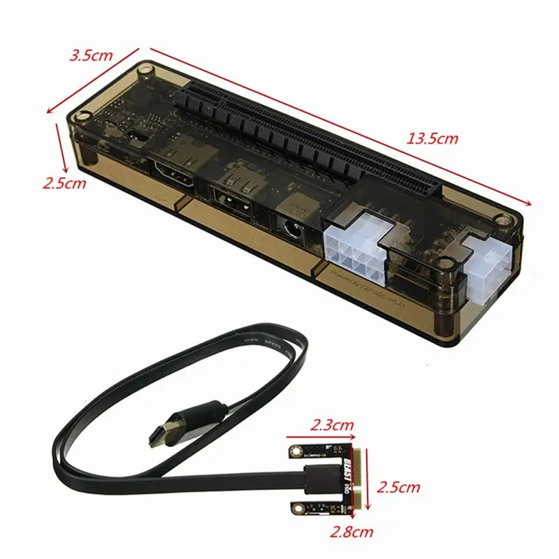 Мини PCI-E независимая видеокарта док-станция EXP GDC Fit Beast ноутбук внешняя независимая видеокарта док-станция экспресс-карта