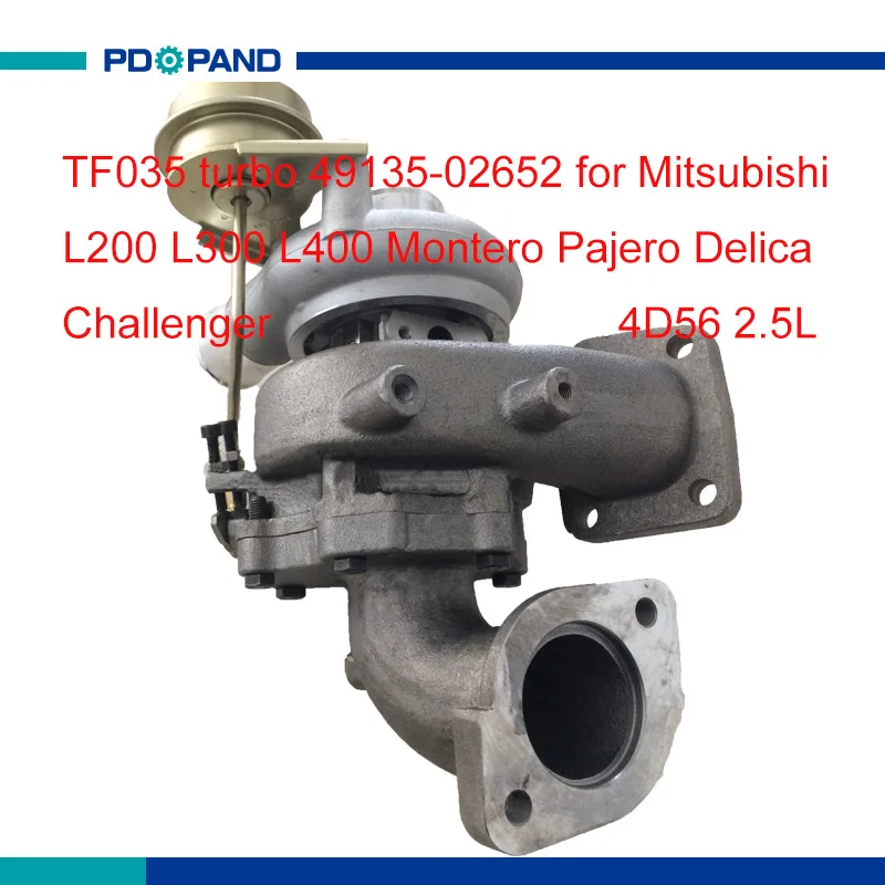 Комплект турбозарядного устройства TF035 компрессор 49135-02652 для Mitsubishi L200 L300 L400 Montero