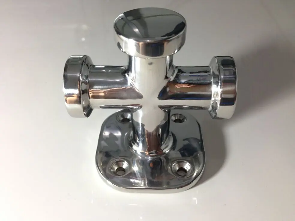 

Marine Grade Stainless Steel Single Cross Bollard Boat Yacht Heavy Duty Cleat