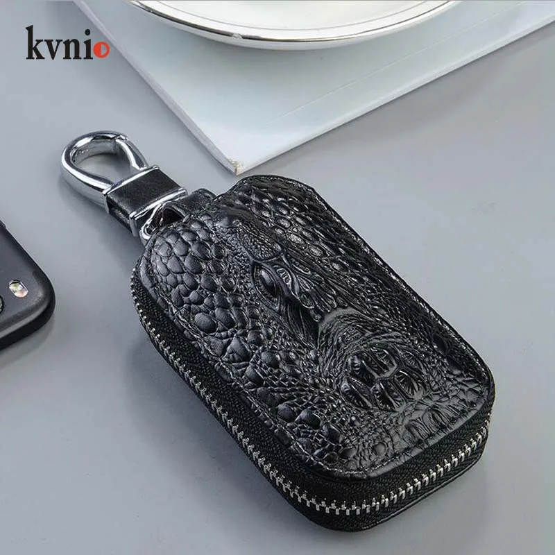 2019 мужские кошельки для ключей из натуральной кожи унисекс сумка на молнии