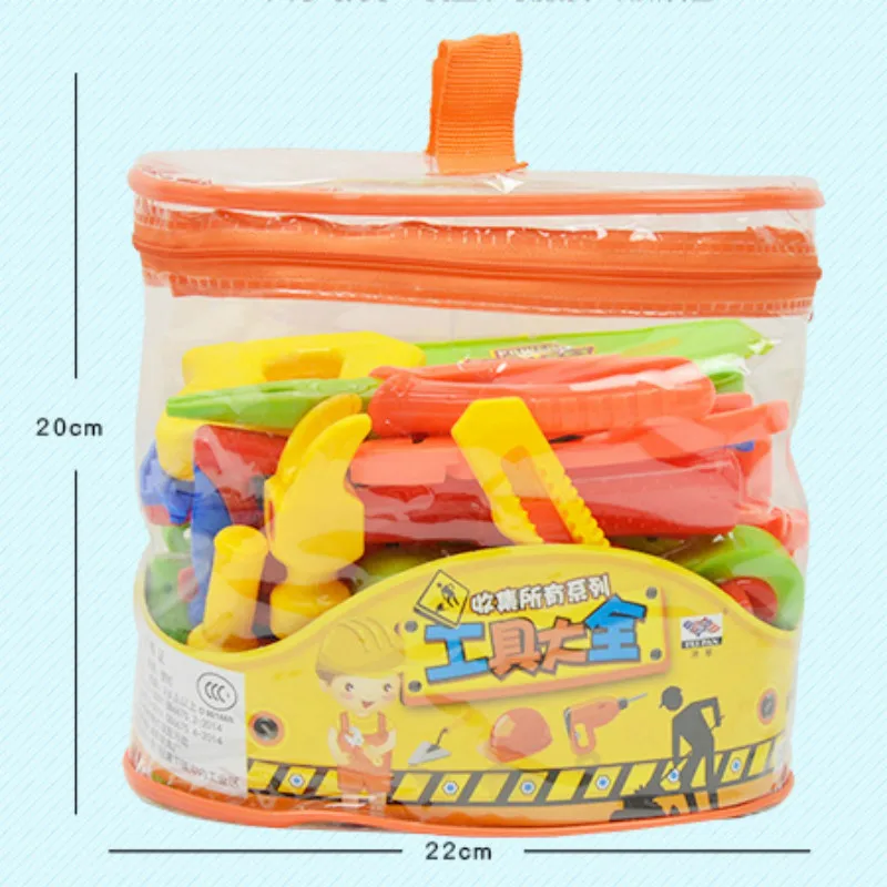 33 Pcs/Set Kids Pretend Play House Toy Maintenance Tools Portable Children Toolbox Simulation Repair Educational Toys | Игрушки и хобби