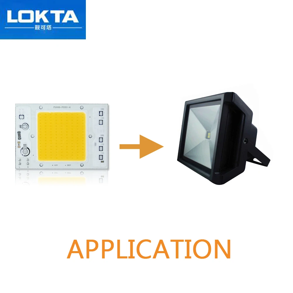 10 шт. Светодиодная лампа чип 30 Вт 40 50 AC 110 В 220 Smart IC подходит для DIY прожектора