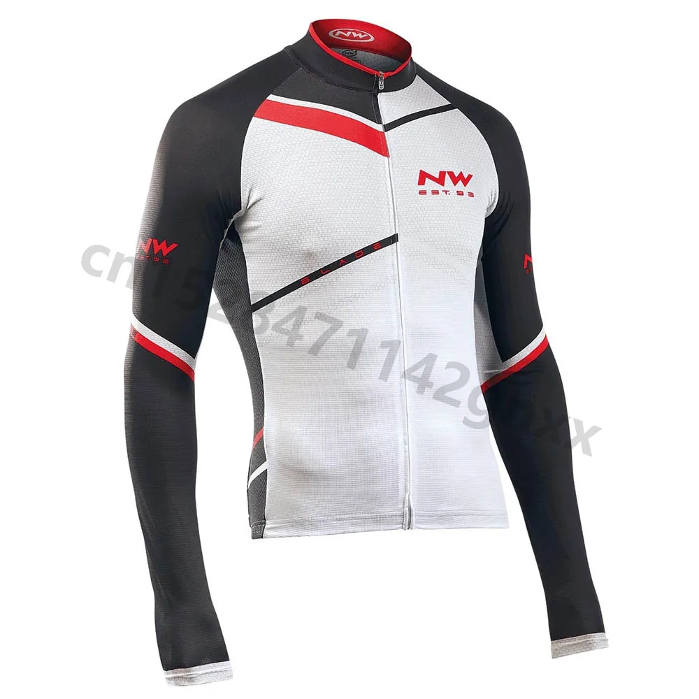 Pro Team NW Northwave Велоспорт Джерси MTB велосипед рубашка весна осень длинный рукав мужской велосипедный костюм, трико Ropa Ciclismo A8 - Цвет: 13