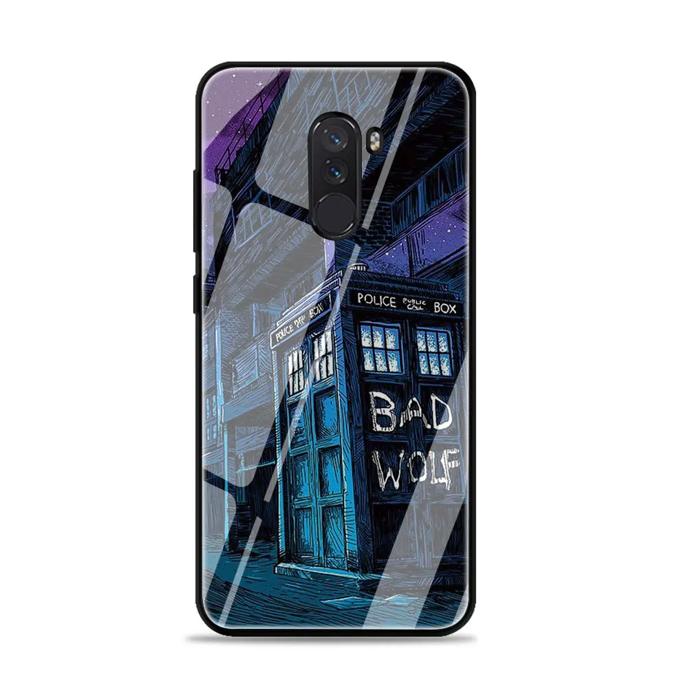 Защитный чехол Tardis из закаленного стекла для Xiaomi Mi 8 9 Redmi 4X 6A Note 5 6 7 Pro Pocophone F1 |
