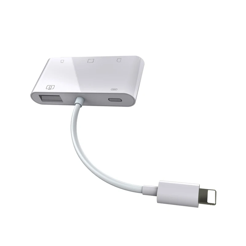 SD TF SDHC CF XD M2 Устройство для чтения карт памяти для IPhone XS MAX XR X 5 6 7 8 Plus для IPAD OTG адаптер USB камера Соединительный комплект писатель
