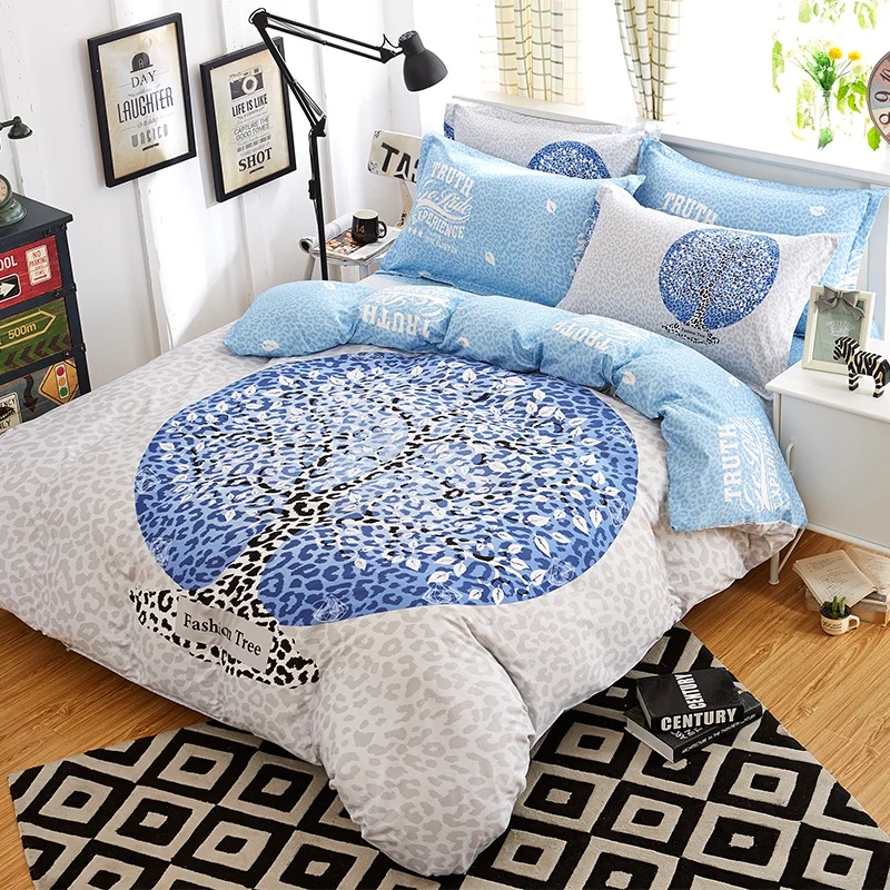 Комплект постельного белья Crown с мультяшным принтом пододеяльник простыня