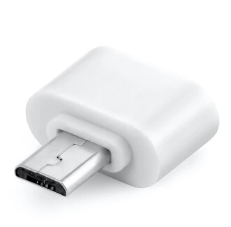 Белый 2 шт. Мини OTG USB кабель OTG адаптер Micro USB к USB конвертер Mini Micro USB штекер для планшетных ПК Android samsung Xiaomi htc SONY - Цвет: Белый