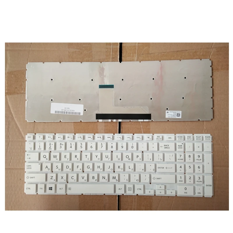 RU белый новый для Toshiba L50 B L50D L55DT Клавиатура ноутбука русская|laptop keyboard|for toshibarussian