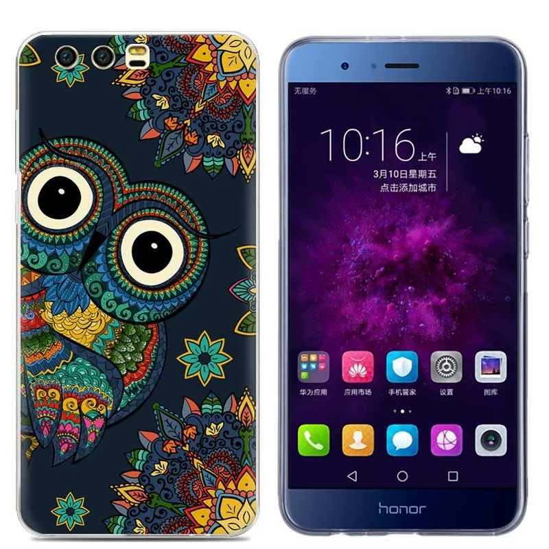 Lulumi Magic Гитары Телефон чехол для Huawei Honor 9 5.15 дюйма Ice мультфильм живопись ТПУ