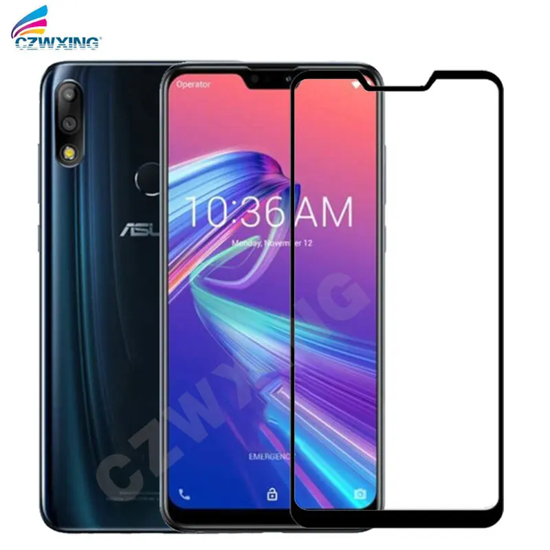 Для закаленного стекла Asus Zenfone Max Pro M2 ZB631KL защита экрана ZB 631KL полное покрытие