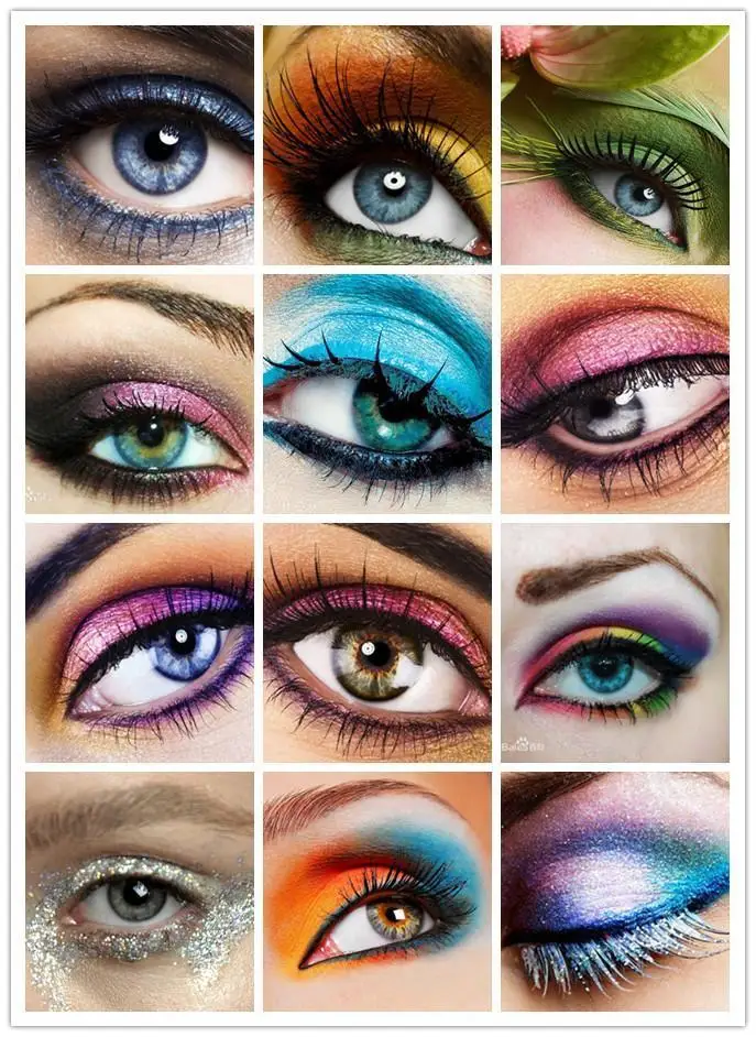 Цвет мерцающий жемчуг тени для век порошок мяч Пигмент Макияж инструмент|tool