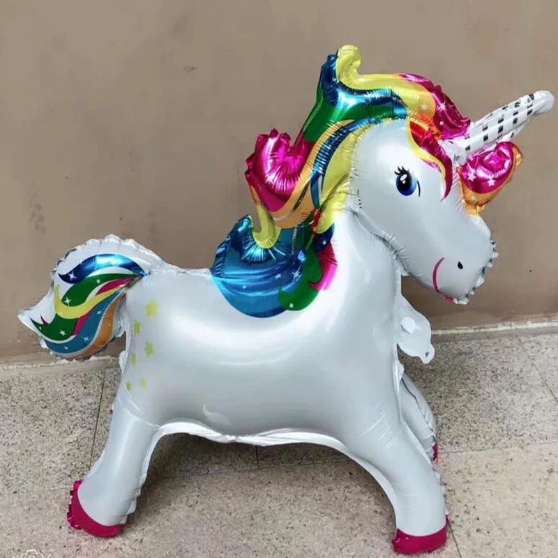 Мини воздушные шары из фольги с радугой и единорогом воздушный шар изображением