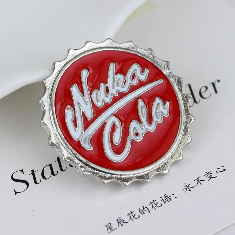 Серия игр Nuka Cola, красный брелок, персональный автомобильный брелок, брелок для бутылки, брелок для женщин и мужчин, уникальный подарок на день Святого Валентина