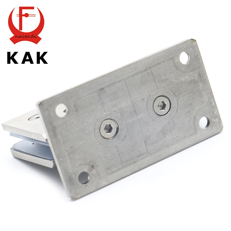 2 шт. KAK 4913 90 градусов нержавеющая сталь настенное крепление стеклянная дверная