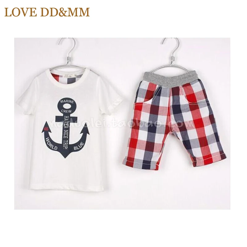 LOVE DD &amp MM/комплекты одежды для мальчиков летний комплект детей повседневные