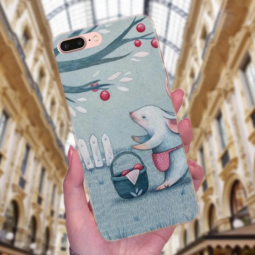 Кролик мышь Хомяк новинка чехлы Мягкий ТПУ милая кожа для Galaxy J1 J2 J3 J330 J4 J5 J6 J7 J730 J8