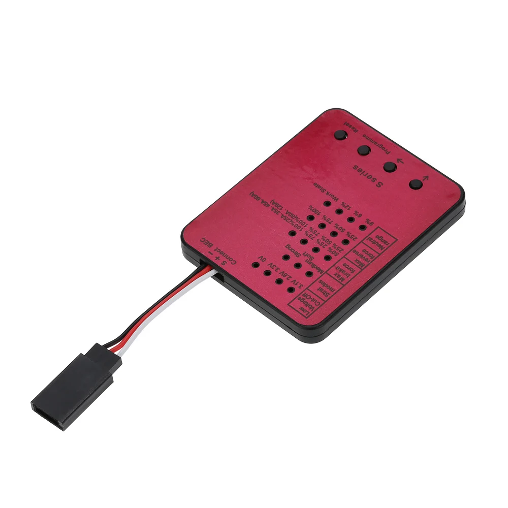 S-45A/S-120A RC автомобиль ESC программирующая карта Бесщеточный электронный регулятор