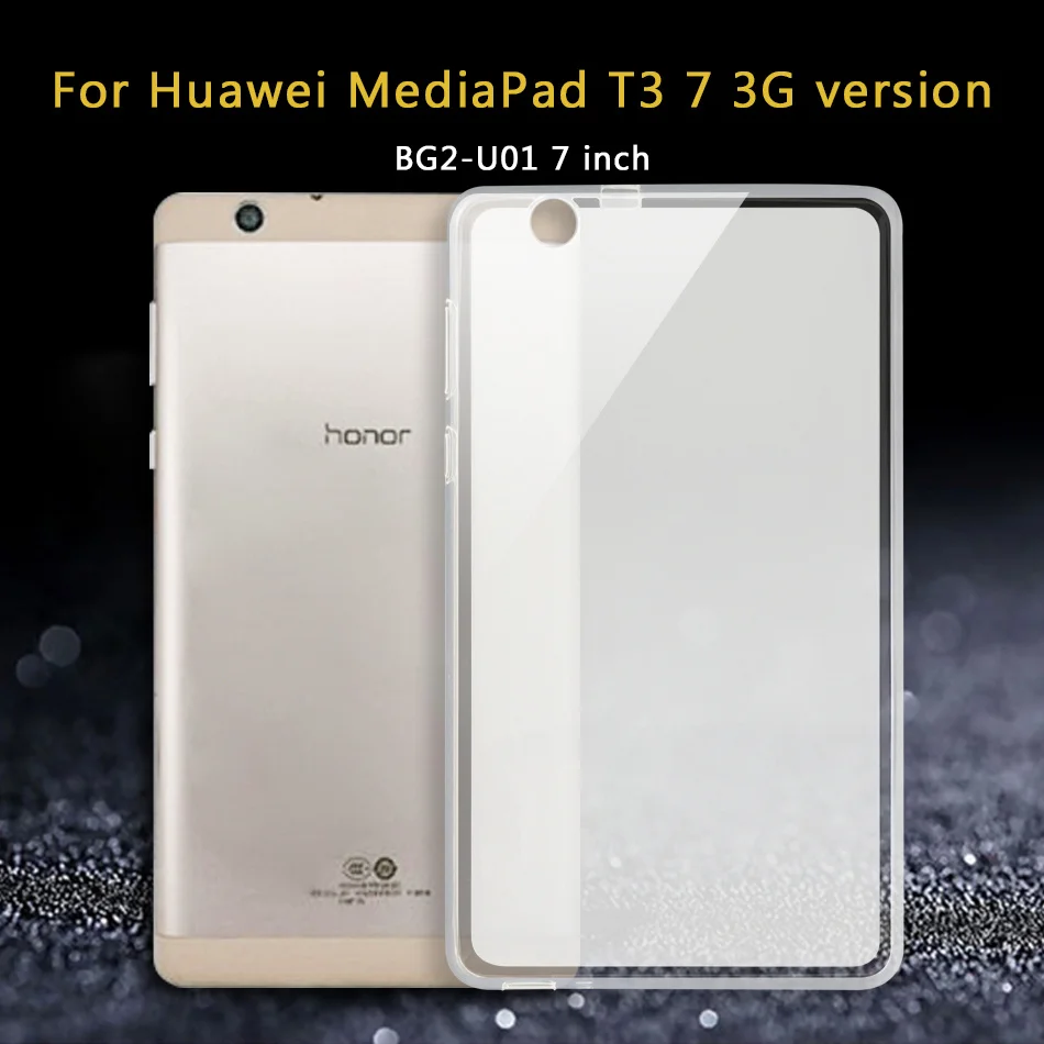 T3-7.0 3G Планшетный чехол для huawei MediaPad T5 10/T3 10 8/T3 7 3g Wi-Fi/Медиа Pad T1 7,0 8,0 10/T2 7,0 8 10,0 Pro Чехол Мягкий силиконовый чехол из ТПУ чехол - Цвет: T3-7.0 3G