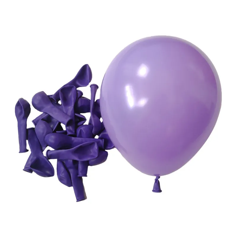 light purple 50 шт., воздушные шары на день рождения, 5 дюймов, 1,3 г, латексные гелиевые воздушные шары, утолщенные жемчужные вечерние воздушные шары, вечерние шары, детская игрушка шарики для свадьбы - Цвет: light purple