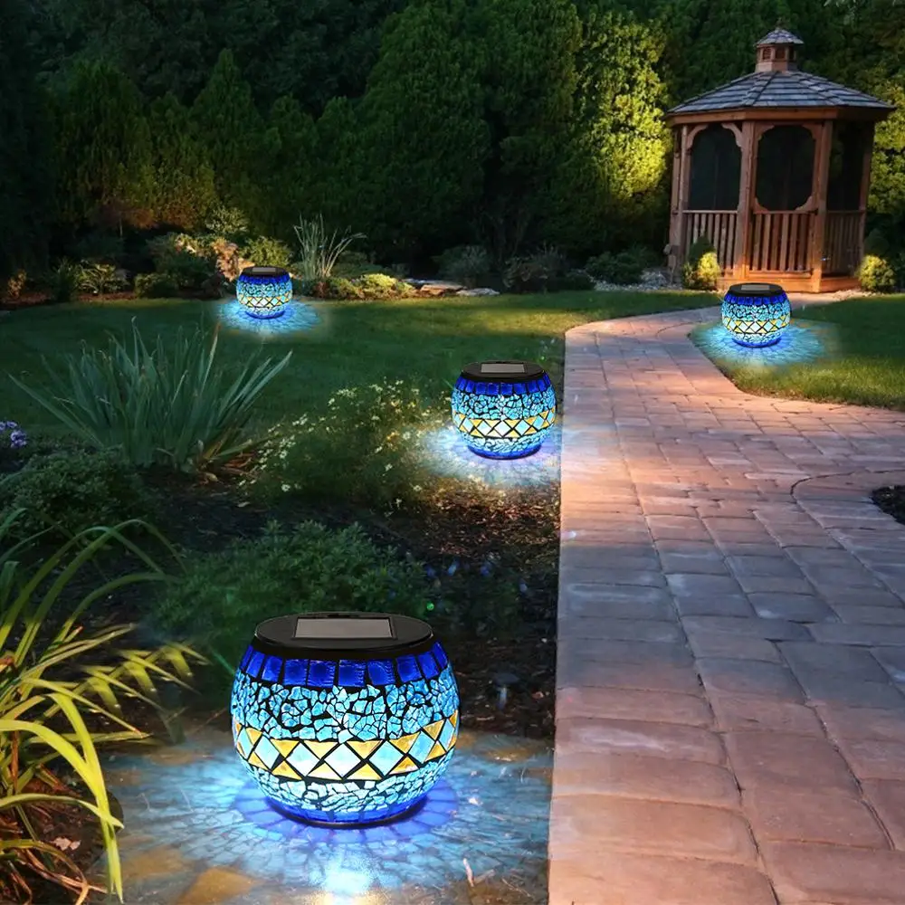 LEDGLE Солнечный Ночной светильник красивая керамическая лампа высокое качество