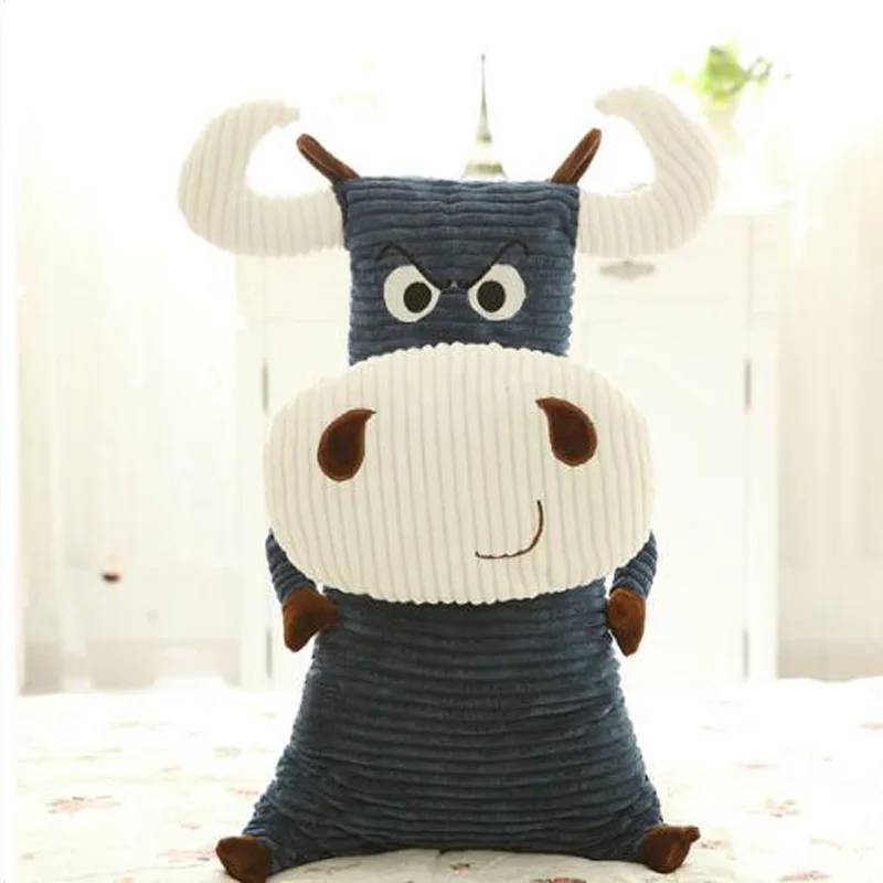 Милая кукла Big Bull плюшевая игрушка из грубой ткани корова мягкие игрушки для