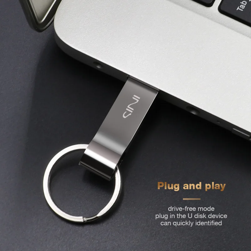 Синий 2019 новый металлический флэш накопитель USB флеш 128 Гб 64 ГБ 32 оперативной