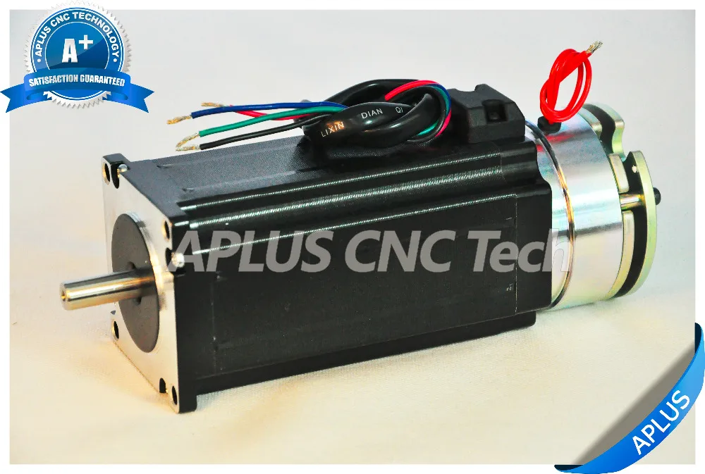 Шаговый двигатель NEMA 23 с тормозом 396oz in 112 мм 1 8 А градусов 4 провода|stepper motor