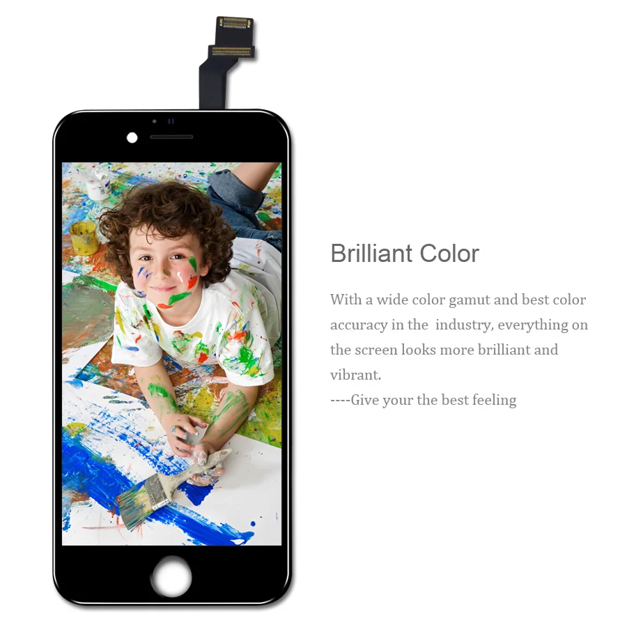 PUDINI AAAA 100% Оригинальный ЖК экран для iPhone 6 Plus дисплей сменный сенсорный Наборы