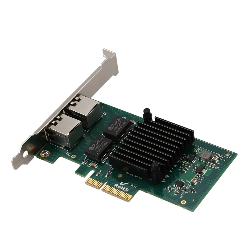 Сетевая карта для PCIe X4 Intel I350 AM2 двойная гигабитная сетевая карта|Сетевые карты| |