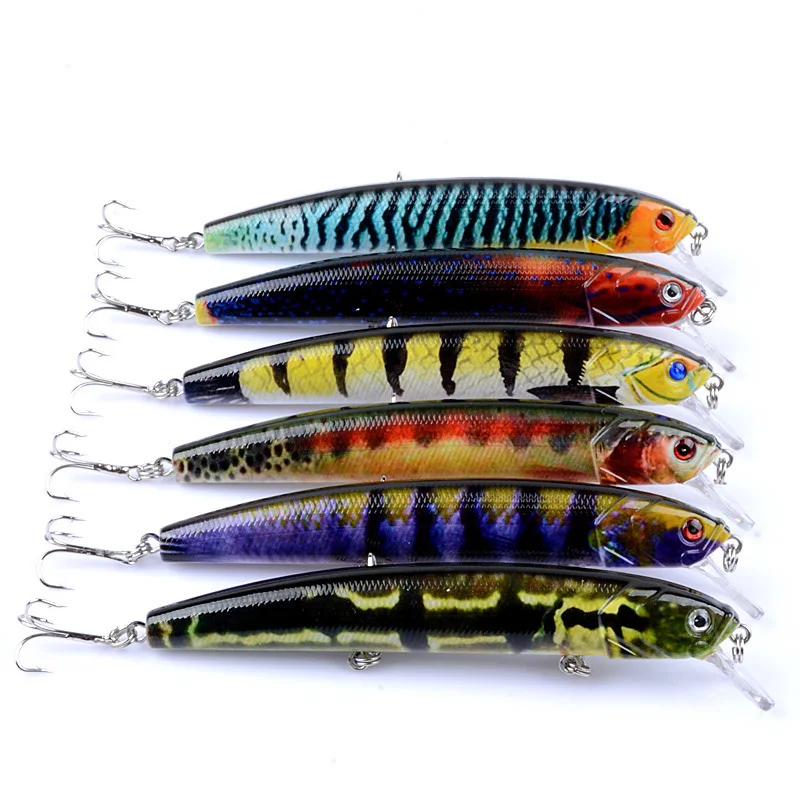 Рыболовная Приманка Minnow 6 цветов жесткая приманка 12 5 см/15 9 г цветные окрашенные