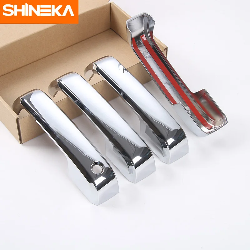 Хромированная накладка на ручку SHINEKA дверную автомобиля для Ford F150 2014 + без