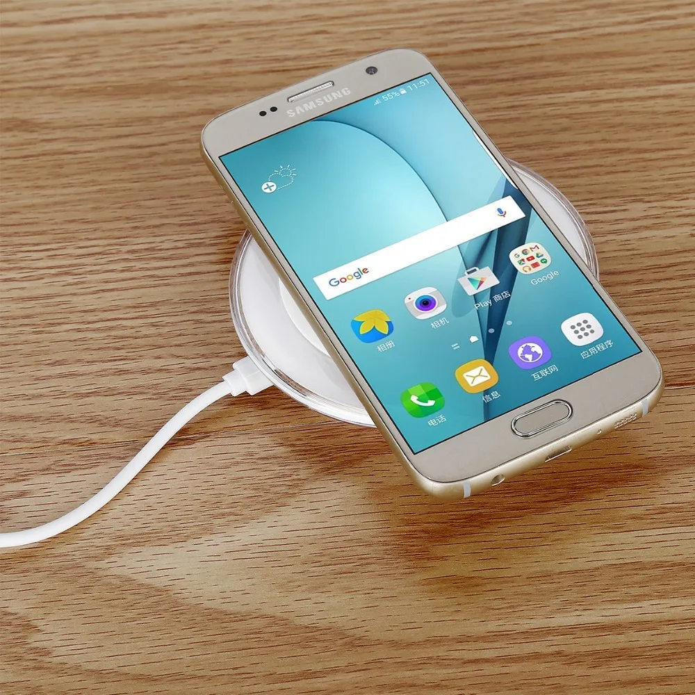 Mi ni Qi Беспроводное зарядное устройство USB зарядка для iPhone X XS Max 8 Plus samsung S10 S9 Note 9 Xiaomi mi x 2s huawei mate 20 Pro