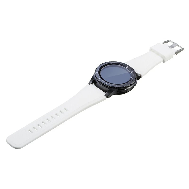 Bemorcabo 22 мм силиконовый ремешок для samsung gear S3 классический/Frontier браслет резиновый ремешок для смарт-часы Pebble