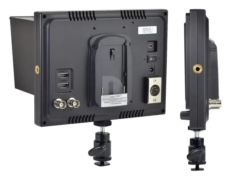 Новый FEELWORLD 7 дюймов ips 1024x600 ЖК дисплей поле Камера монитор Видоискатель HD HDMI SDI