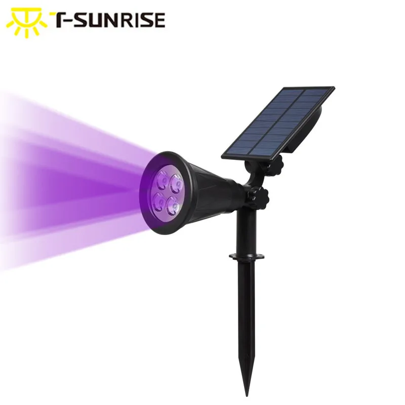 T SUNRISE светодиодный солнечный прожектор 2 в 1 Водонепроницаемый ландшафтный свет