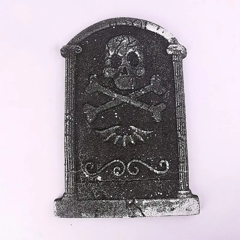 1Pcs Tombstones Halloween Props Haunted House Outdoor Indoor Spooky Decoration 38*26.5cm randomly | Дом и сад