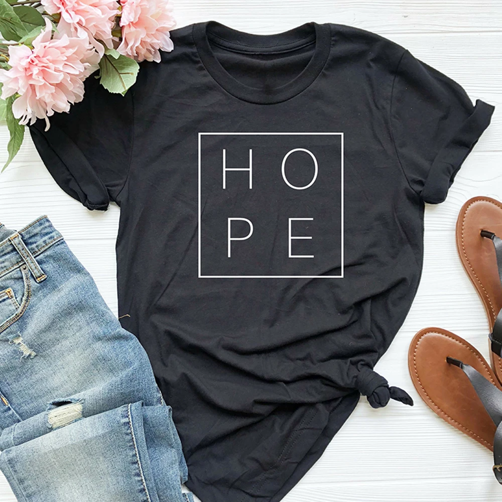 New Summer Women Casual T Shirt Faith Hope Love Christian T-shirt Woman Harajuku Short Sleeve Tops | Женская одежда