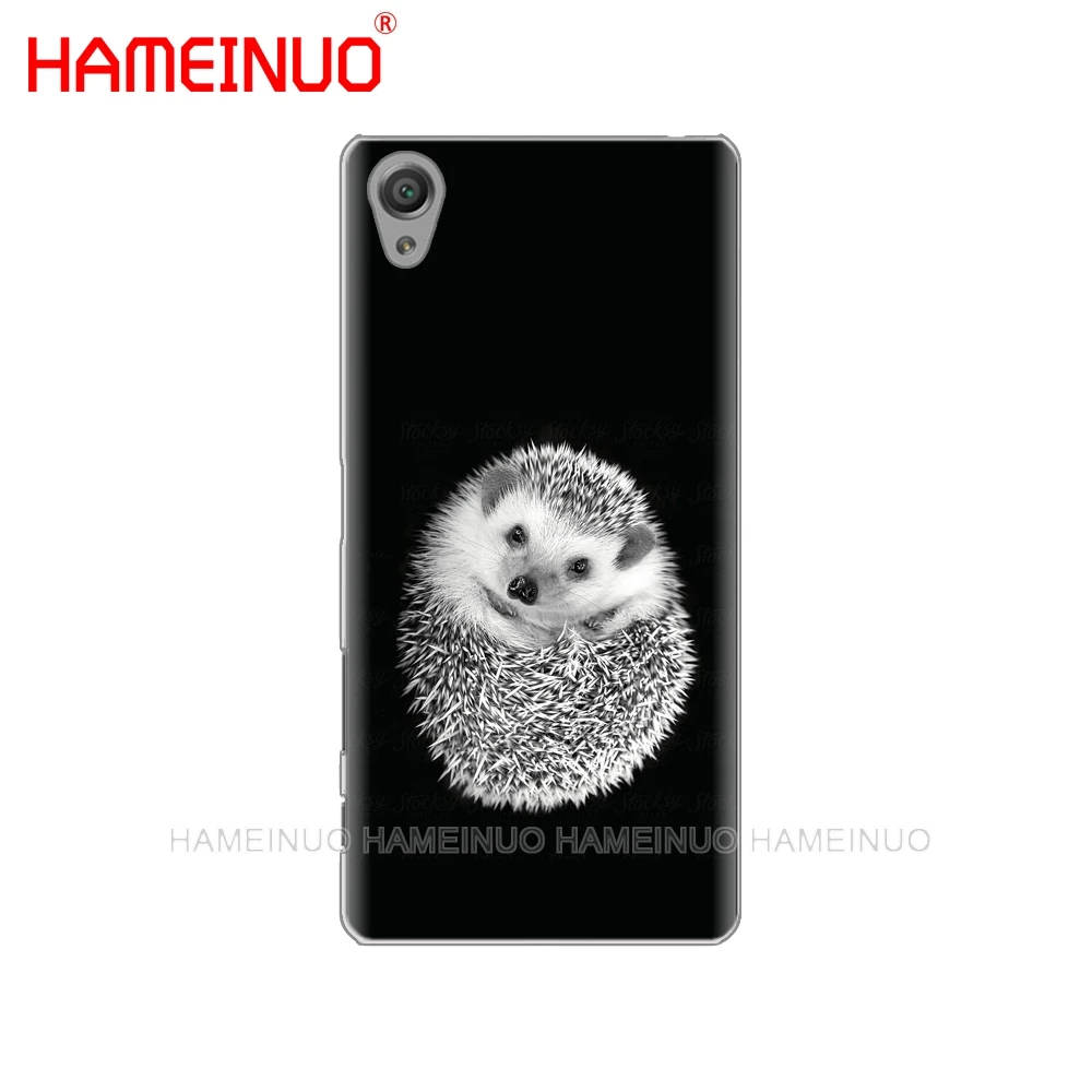 HAMEINUO Ежик милые животные мультфильм чехол для телефона sony xperia C6 XA1 XA2 XA ULTRA X XP L1 L2 X XZ1 compact XR/XZ PREMIUM - Цвет: 43311