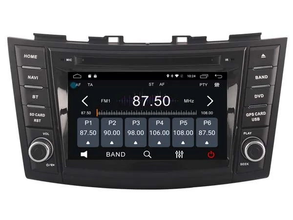 Android 6.0 автомобиль DVD для Suzuki Swift 2011-2015 Автомобильный GPS аудио плеер стерео Штатная