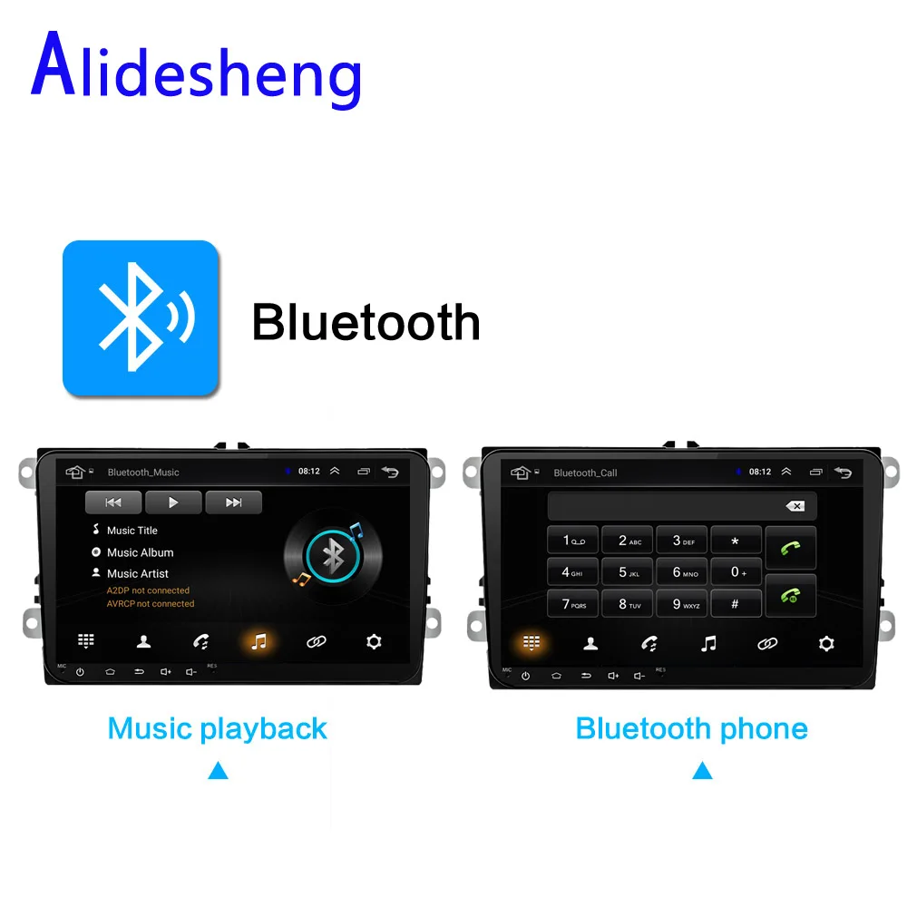 Автомобильный мультимедийный плеер на Android 8 1 для VW Volkswagen Golf Polo Tiguan Passat b7 b6 SEAT leon