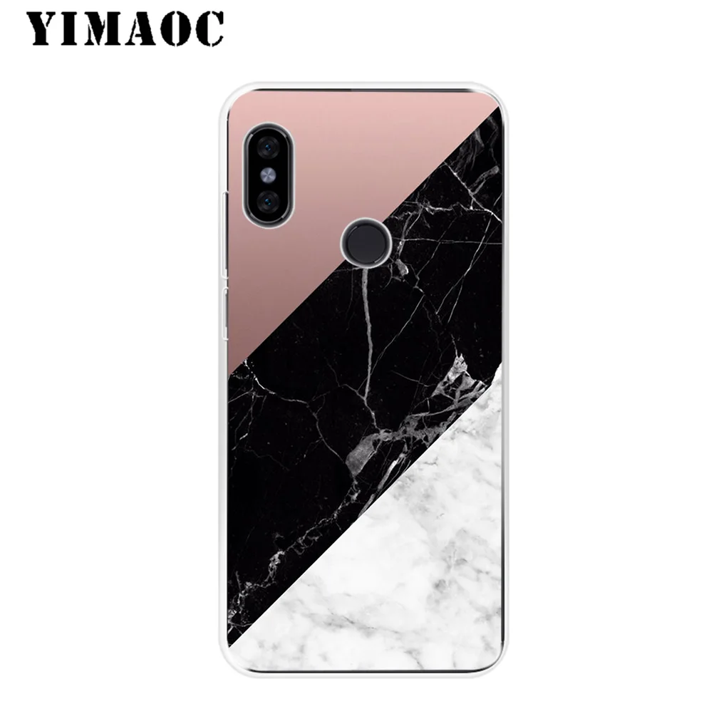 YIMAOC Мрамор класса люкс красивый комплект одежды Мягкий силиконовый чехол для
