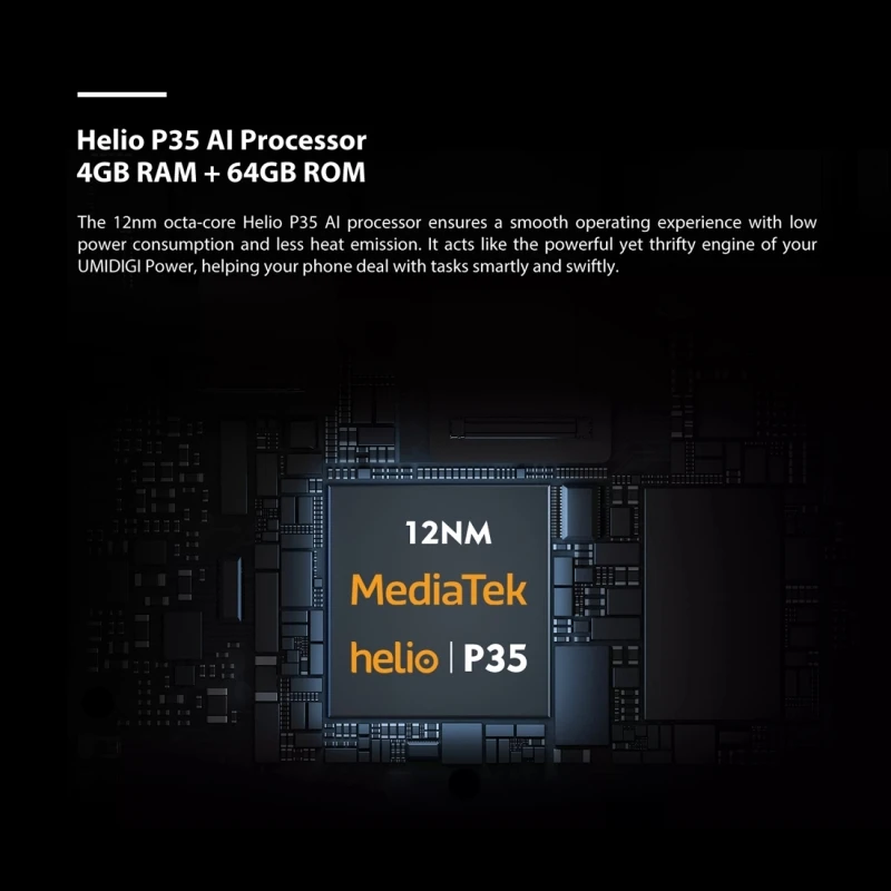 UMIDIGI power, 6,3 дюймов, полностью экранный смартфон, 4 Гб+ 64 ГБ, 5150 мАч, 16 МП, Android 9,0, мобильный телефон, две sim-карты, 4G, OTG, NFC