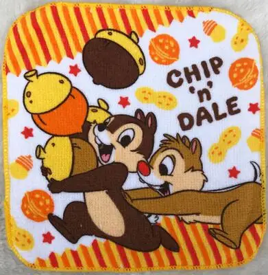 Симпатичные чип N' Дейл Бурундук мультфильм хлопок лицо рукой Полотенца девушки