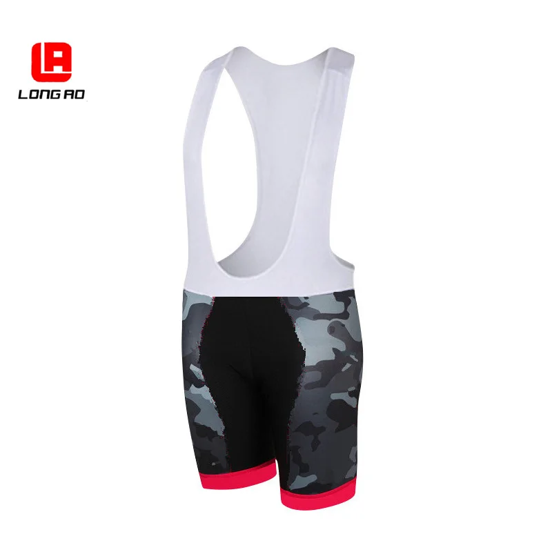 LA271 Bib shorts Длинные Ао Для мужчин с коротким рукавом летняя одежда Велосипеды наборы камуфляж quickdry дышащие Велосипеды одежда equipe - Цвет: LA271 Bib shorts