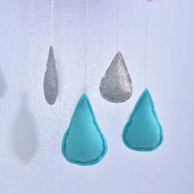 Nordic Decoration Home Cartoon Cloud Raindrops Wall Hanging Decorations Creative Shooting Props Kids Room Accessories | Дом и сад
