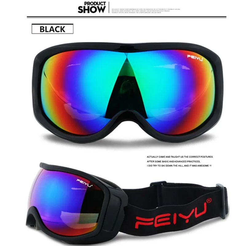 Professional Ski Goggles UV400 Anti-Fog Winter Windproof Snowboard Outdoor Riding Skiing Men Women Snow |