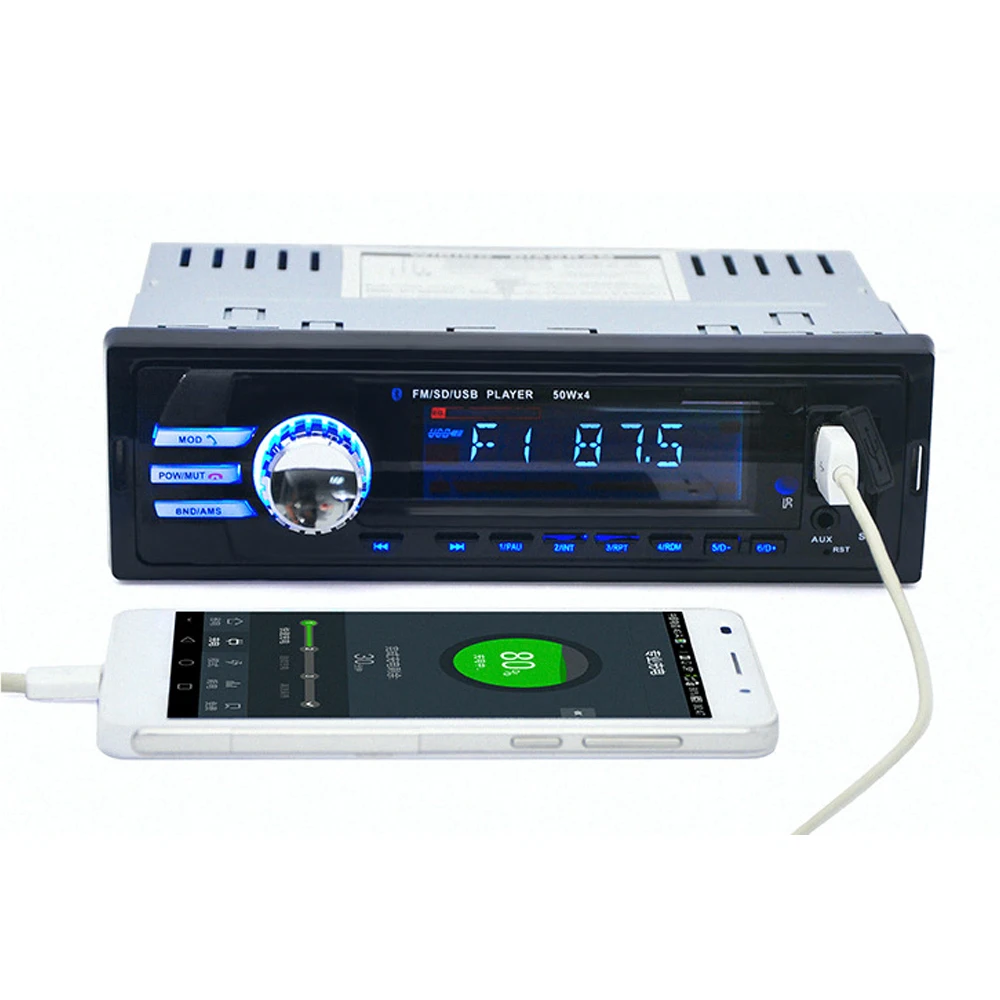 12 В Стерео FM Радио MP3 аудио плеер Поддержка Bluetooth телефон с USB/SD MMC Порты и разъёмы