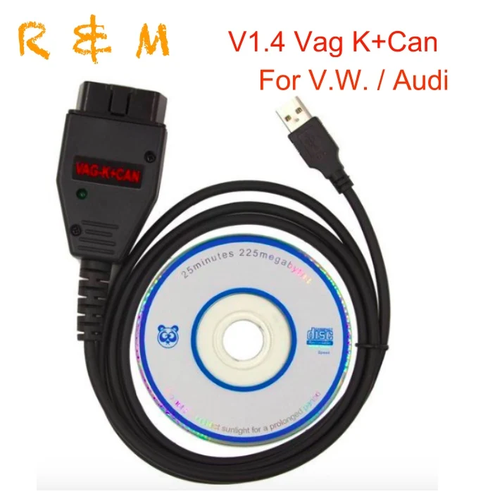 Лучше чем VCD VAG K + CAN для V.W Audi super Commander 1 4 obd 2 диагностический кабель diag через