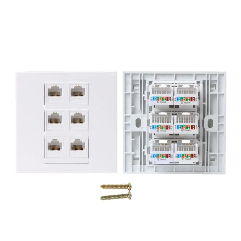 86 Тип компьютерная розетка панель CAT5E сетевой модуль RJ45 кабель интерфейс розетки электрооборудования